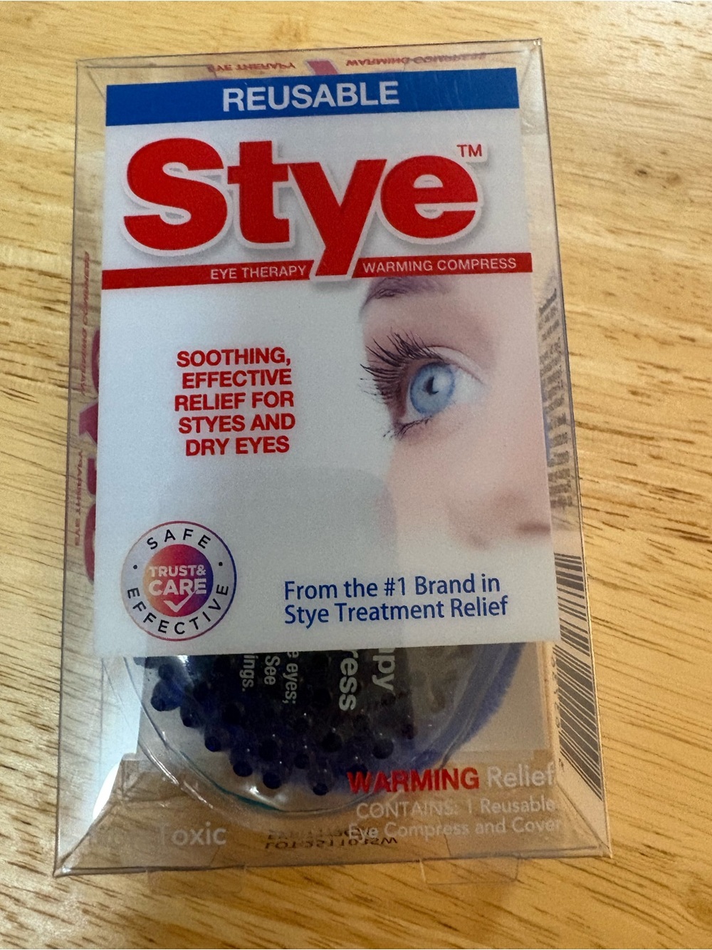 BN Stye 1 reusable eye compression and case package still sealed